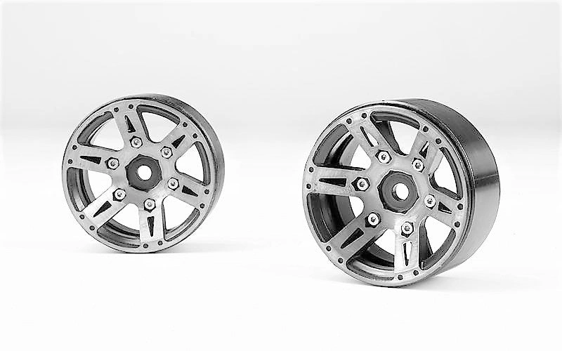 Six-Spoke Beadlocks Unleashed: Conquer Any Terrain with 1.9 Alloy Wheels!